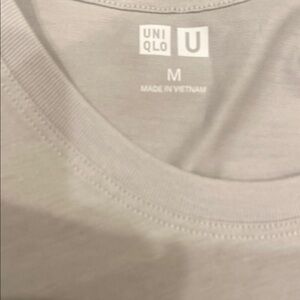 Uniqlo Women's Top - Light Gray, Size Medium. Never Worn, With Tags